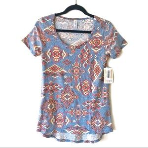 NWT LuLaRoe Tribal Aztec Western Classic T
